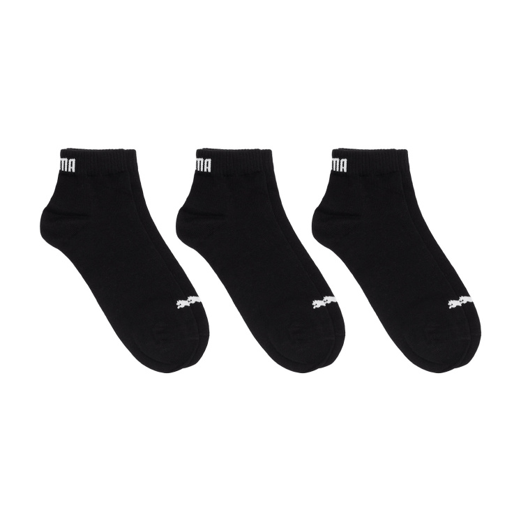 Женские носки PUMA UNISEX QUARTER PLAIN 3P