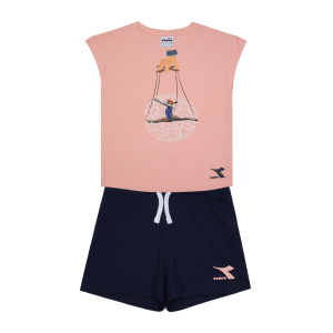 Детский спортивный костюм diadora JG.SET SS SPORT ART
