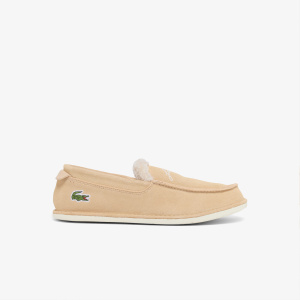 Мужской Утепленные замшевые лоферы Lacoste
