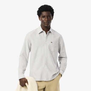 Мужская Мужская хлопковая рубашка Lacoste