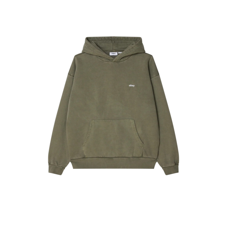 Мужская толстовка OBEY LOWERCASE PIGMENT HOOD