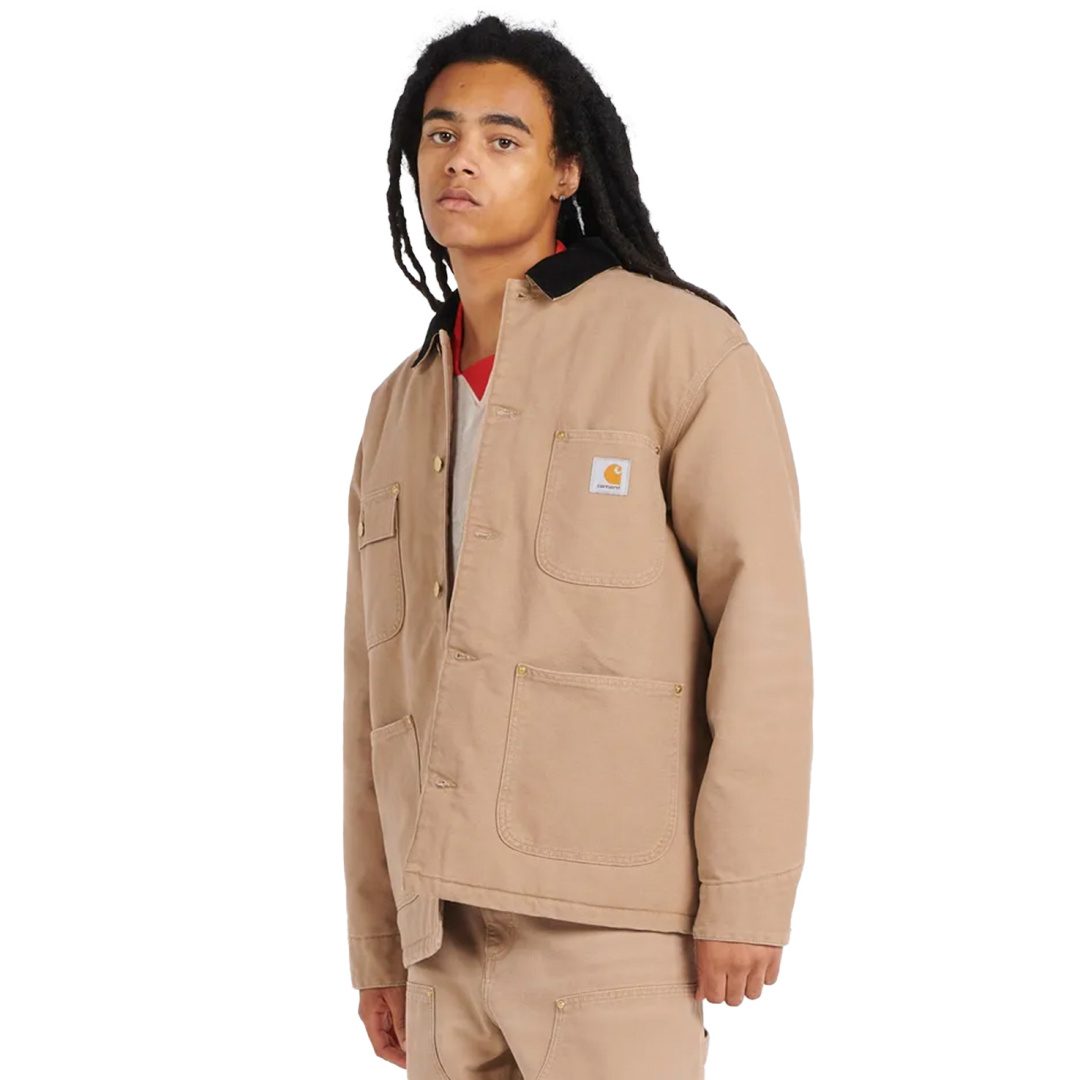 Carhartt wip chore coat Sサイズ Мужская куртка Carhartt WIP OG Chore Coat, цвет – бежевый