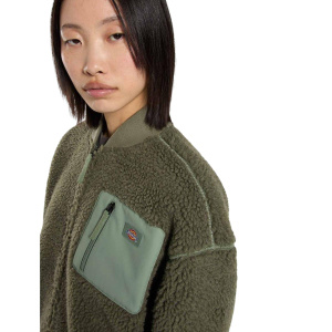 Женский бомбер Dickies CENTRAL SHERPA BOMBER