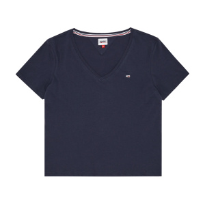 Женская футболка Tommy Jeans TJW SLIM SOFT V NECK
