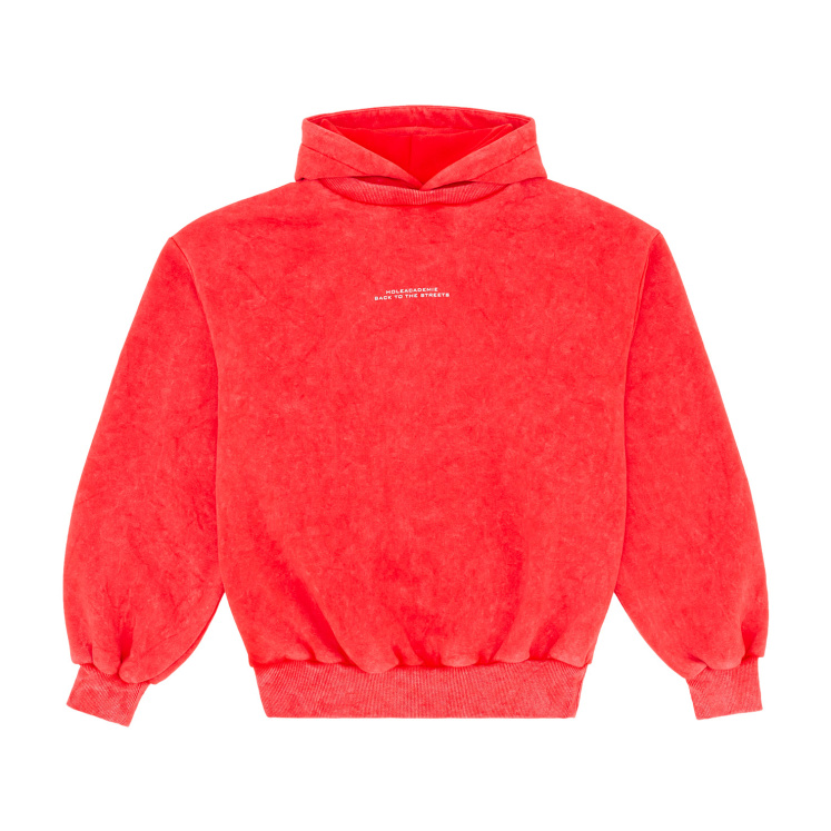 Толстовка Hole Academie WASH PRINT DETAIL HOODIE