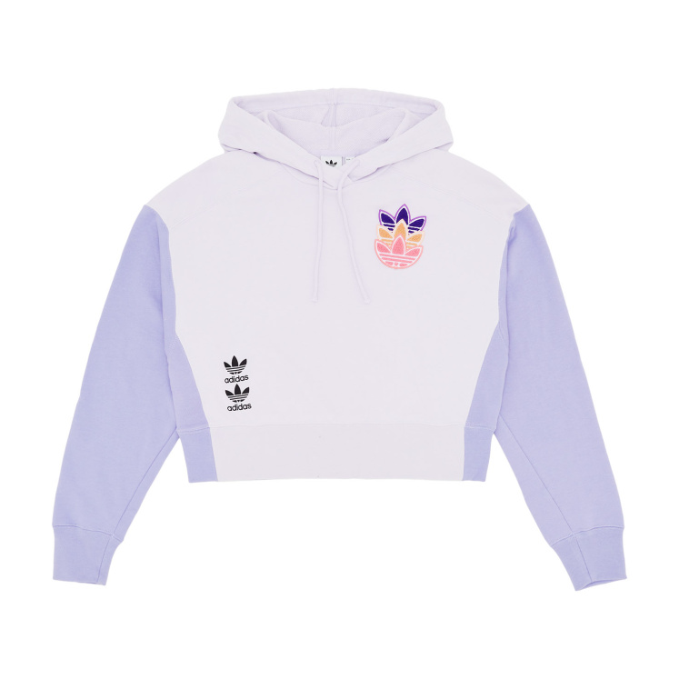 Женская толстовка adidas CROP HOODIE