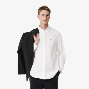 Мужская Мужская хлопковая рубашка Lacoste