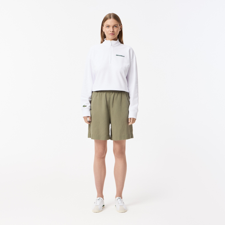 Женские Женские шорты Lacoste из смеси льна