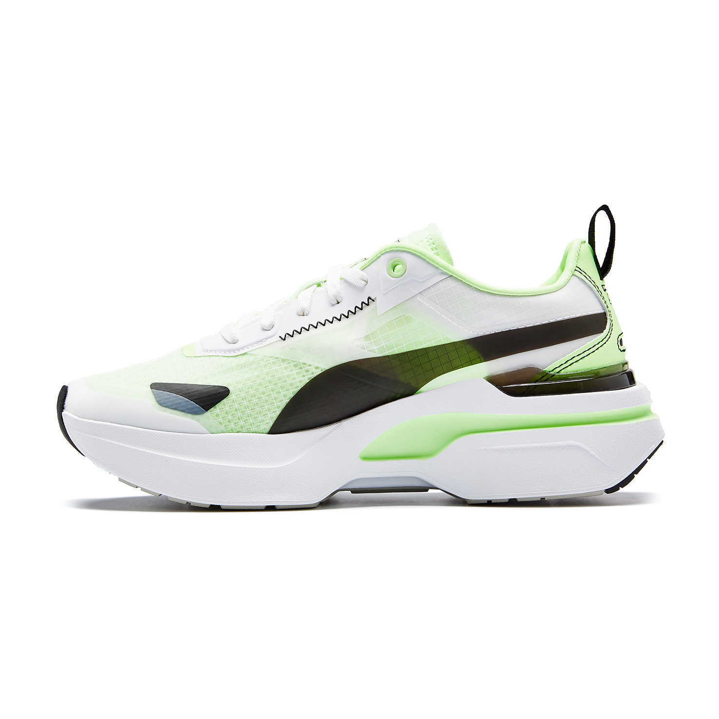 green white puma